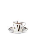 Coffee Cup with Letter V 80 ml