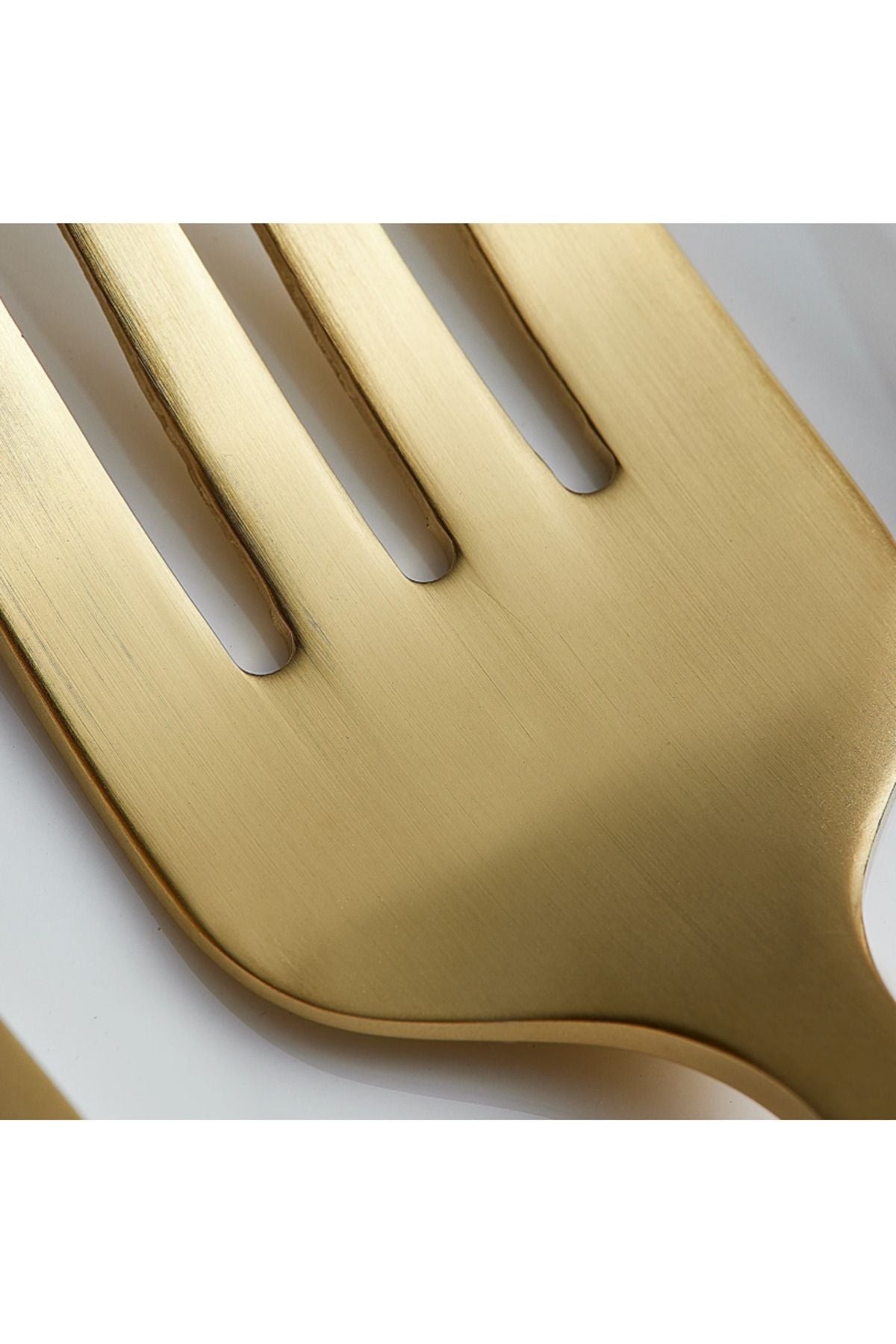 Orion Matte 30 Pieces 6 Seater Fork Spoons Knife Box Champagne Gold