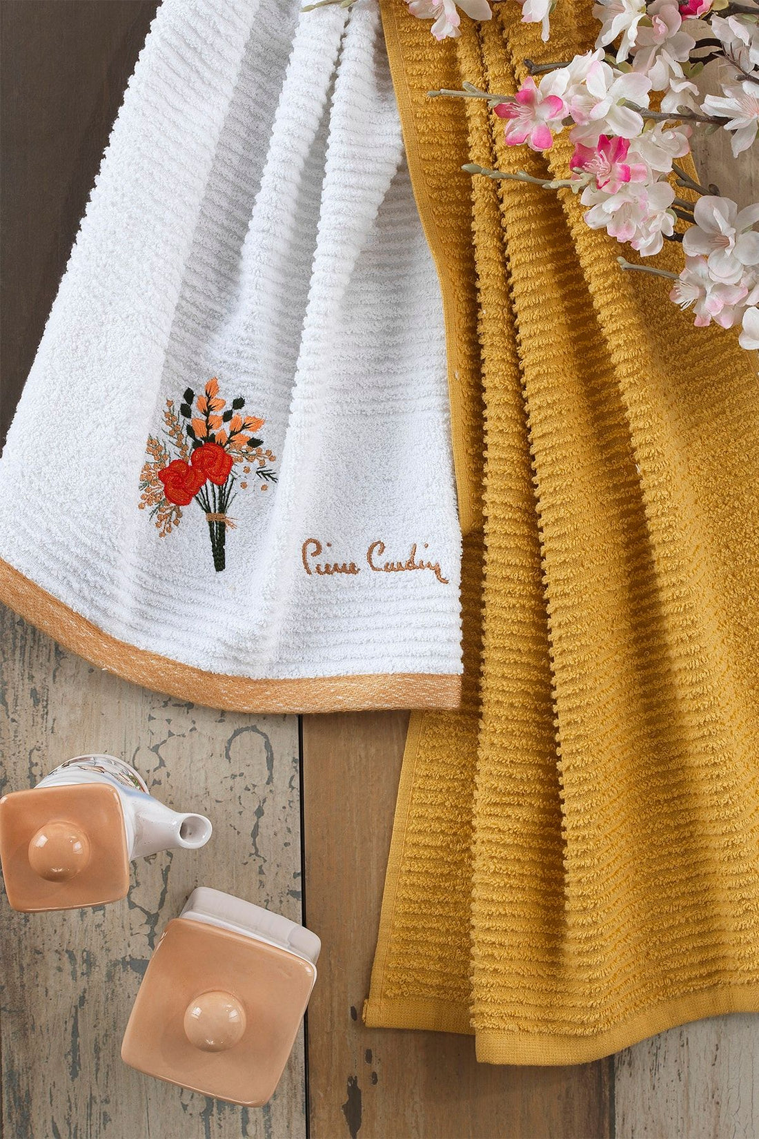 2-Piece Kitchen Towel Mustard