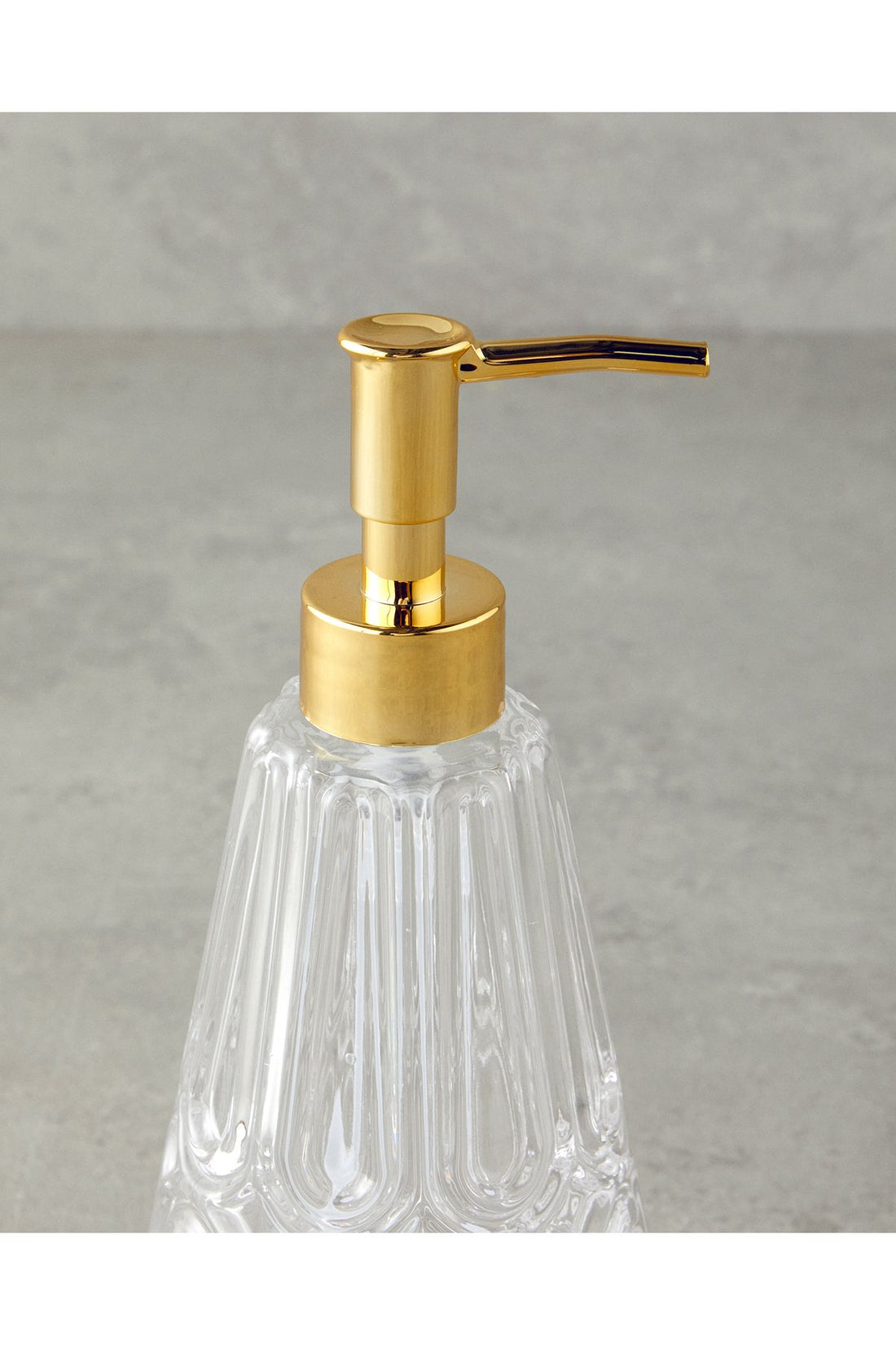 Diana Glass Bathroom Liquid Soap Dispenser Transparent