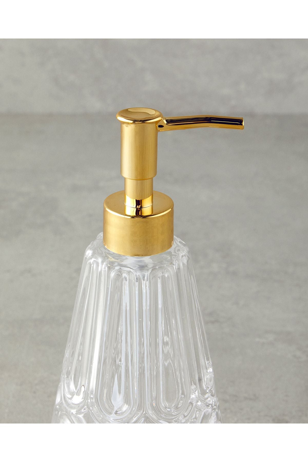 Diana Glass Bathroom Liquid Soap Dispenser Transparent