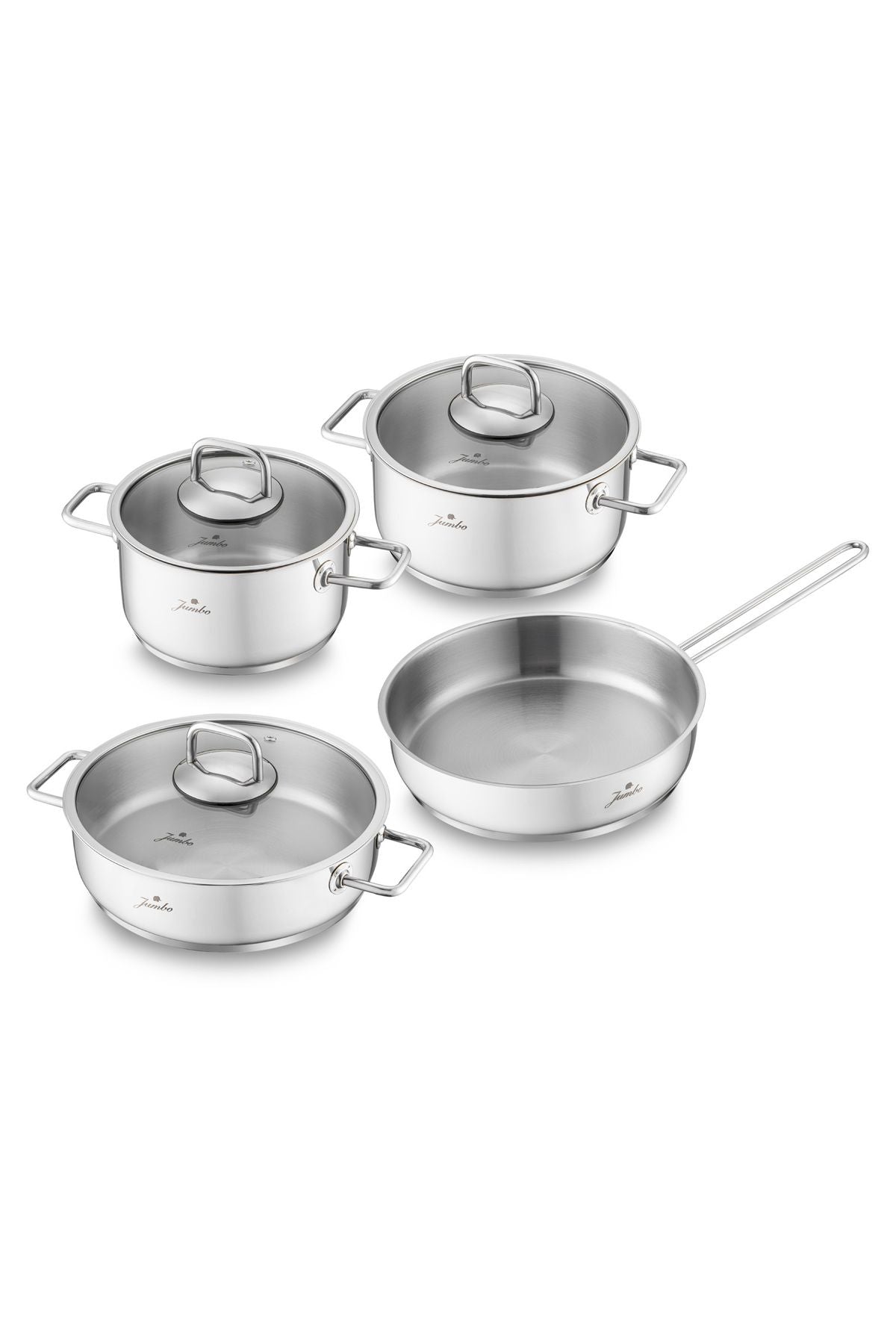 Palermo 7 Piece Steel Cookware Set