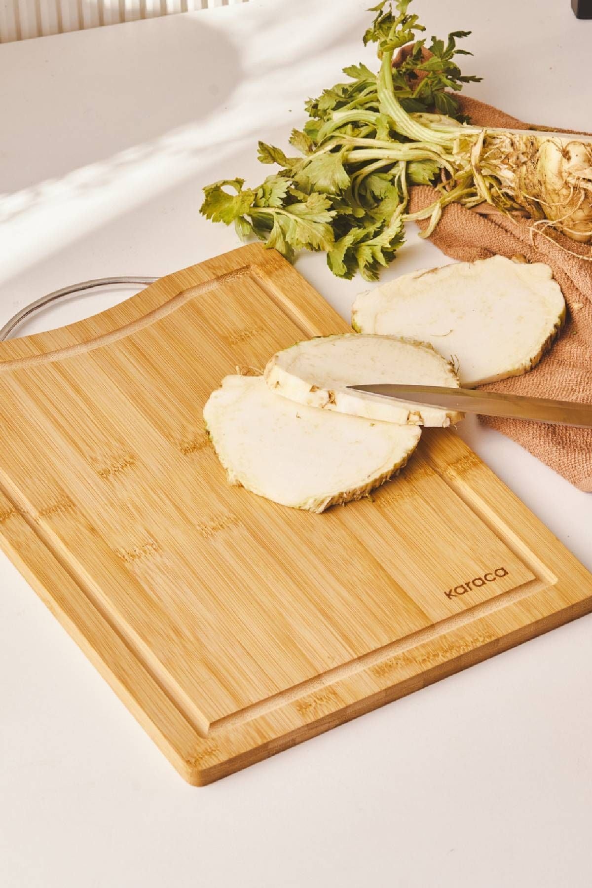 Owen Rectangle Small Bamboo Cutting Board 28 Cm