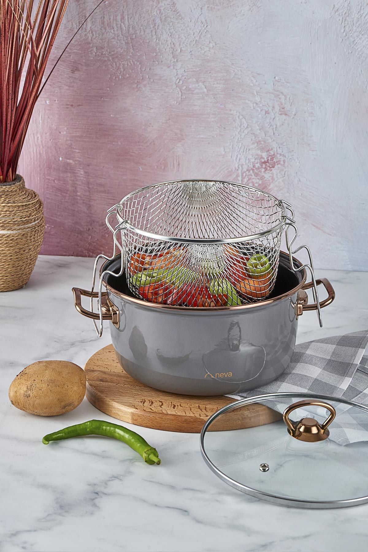 N3175 Grizay Havana Frying Cookware***