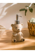 LCW Beige Bear Figured Ceramic Liquid Soap Dispenser