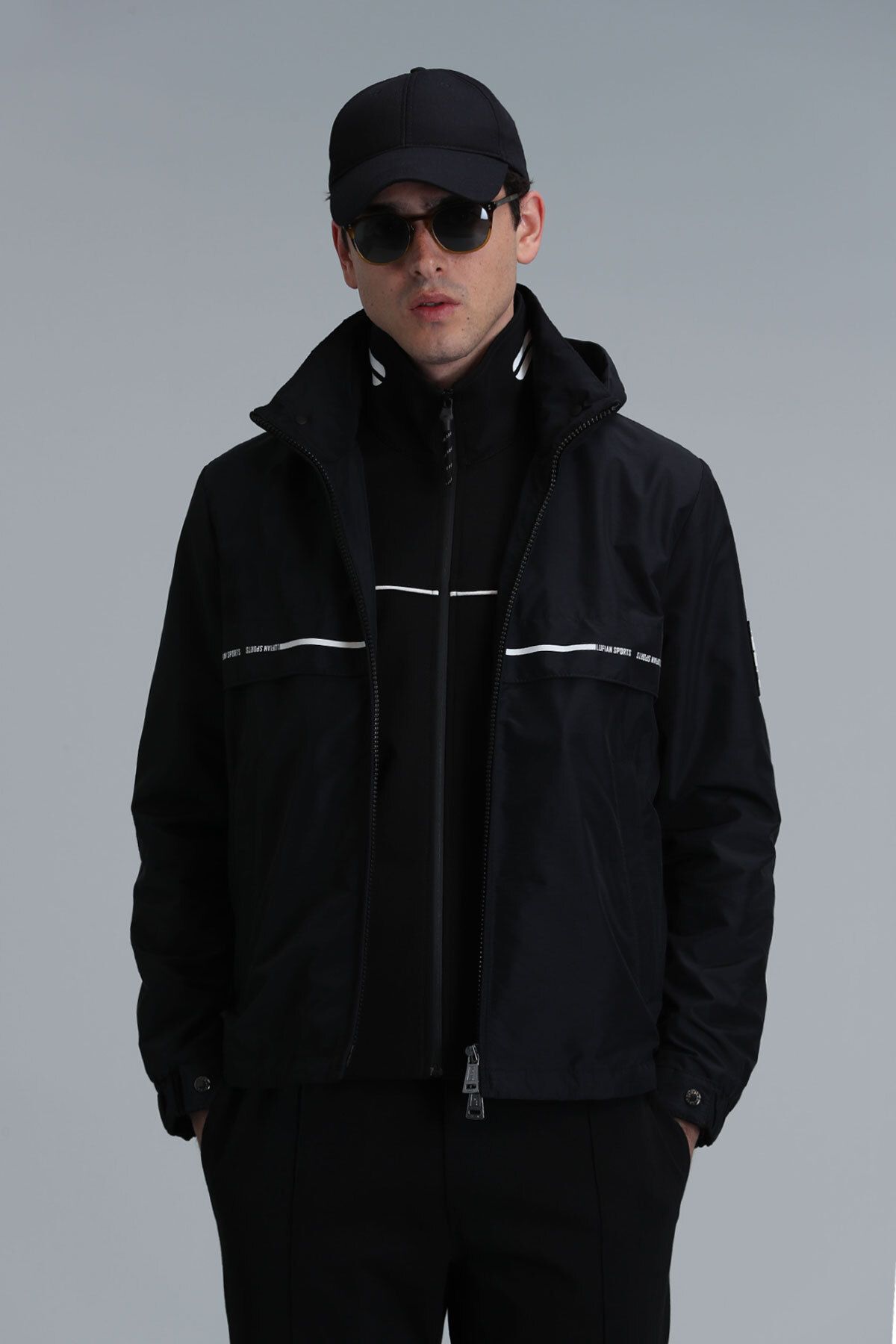 Damon Men's Coat Black