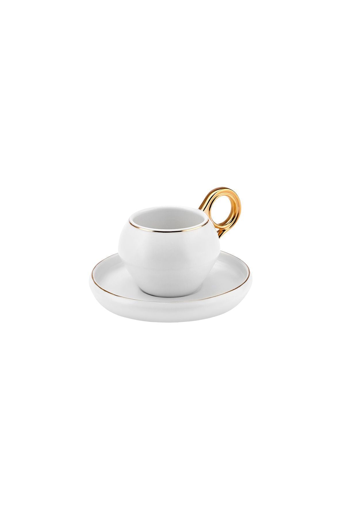 Venus Gold Coffee Cup Set for 2 Persons 135 ml