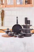 Biogranite Blackgold 12 Piece Cookware Set