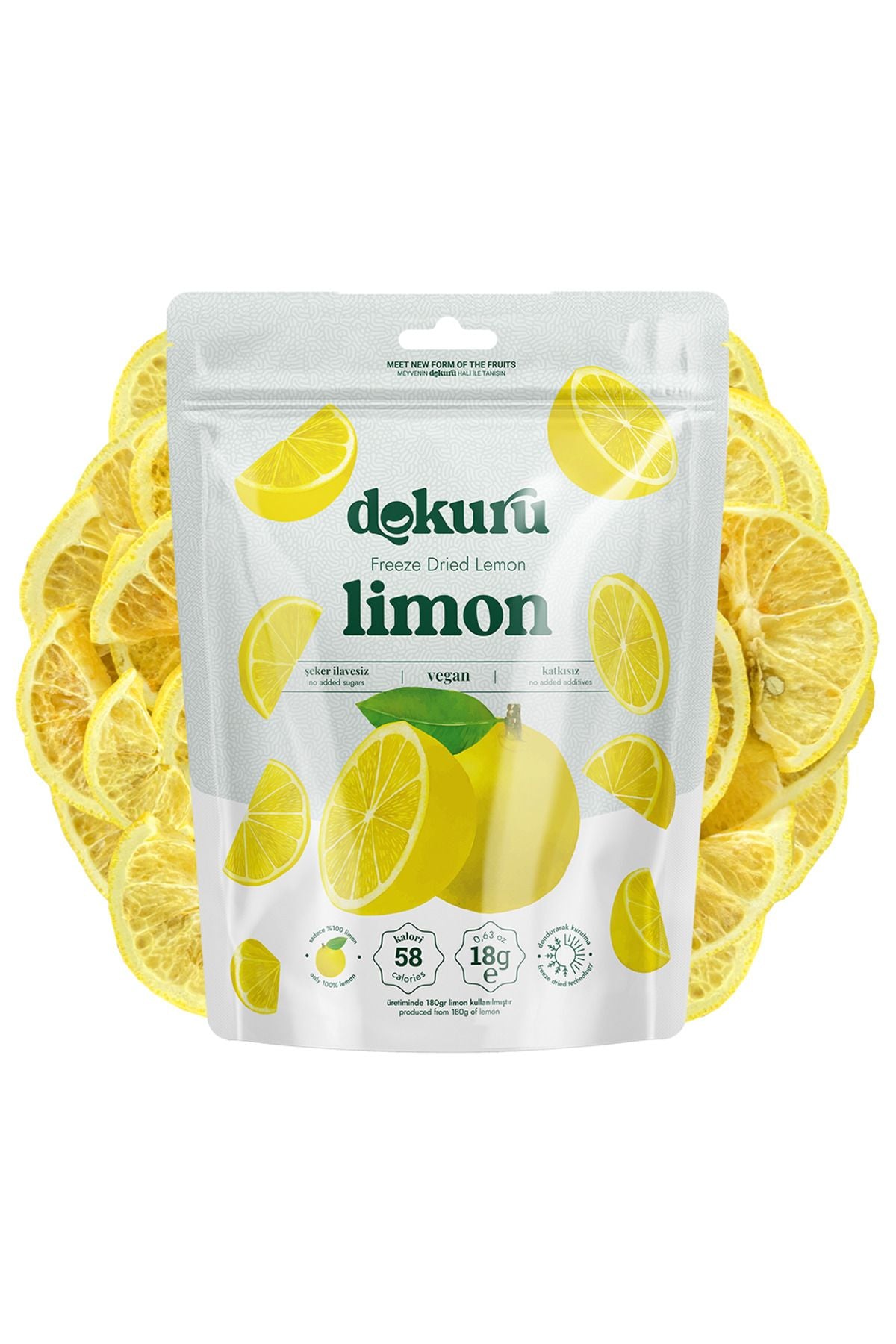 Lemon Dried Fruit Chips - Freeze Dried Freeze Dried Crispy Lemon