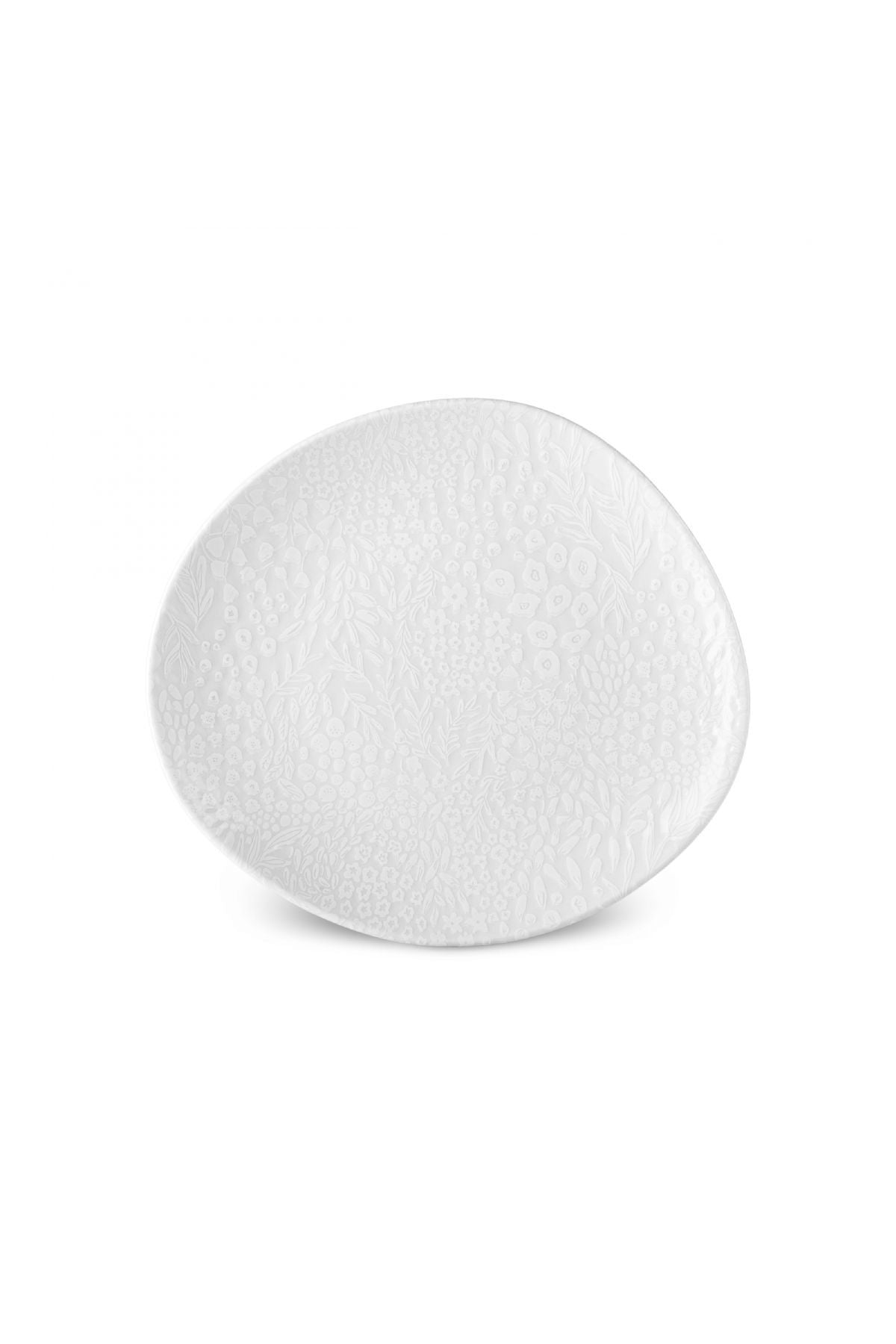 Pebble 6 Piece Ceramic Cake Set White 21 cm