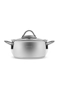 Urla 8 Piece Induction Bottom Steel Cookware Set