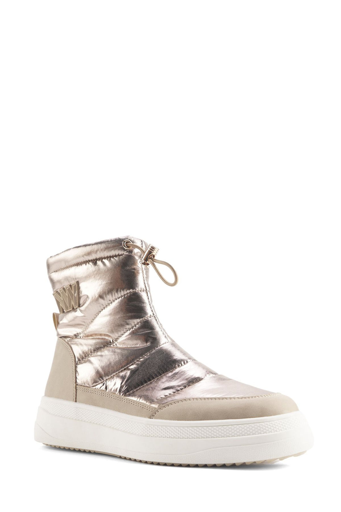 DESRAN 4PR Beige Women's Snow Boots