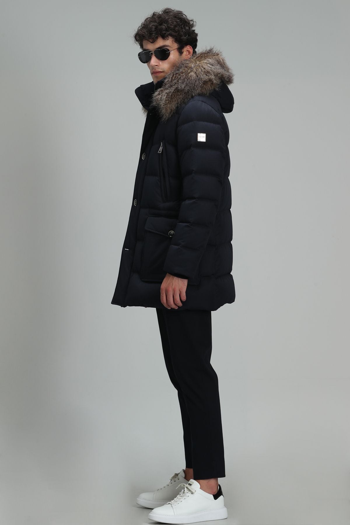 Clark Men's Goose Down Coat Navy