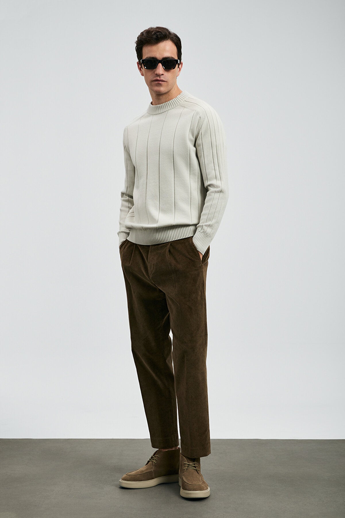 Grand Men's Pullover Stone