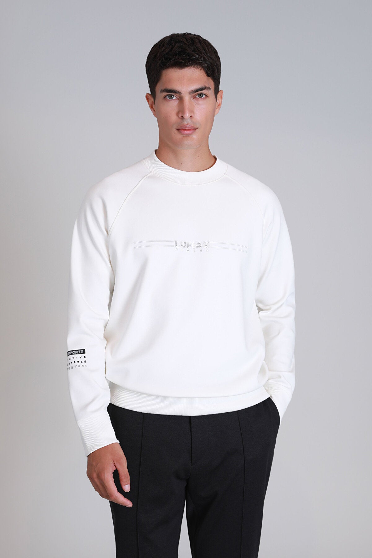Squire Men's Sweatshirt Broken White