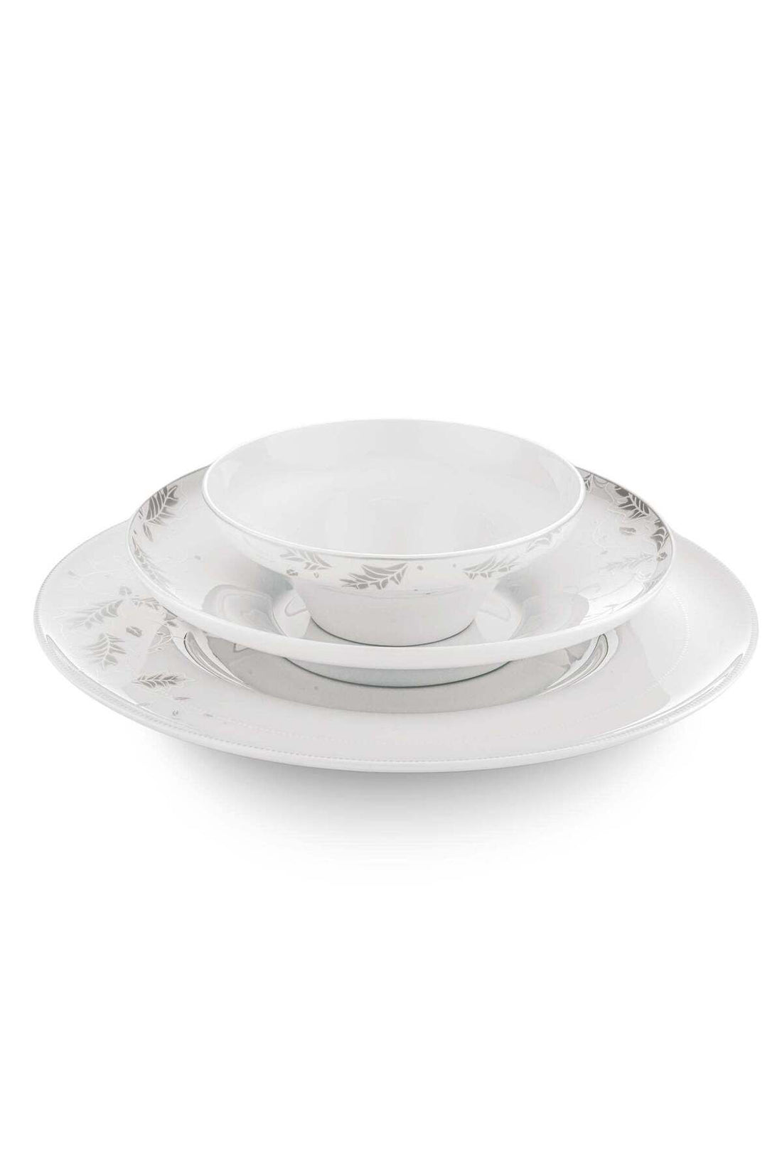 Lace Leaf 62 Piece Dinner Set for 12 Persons