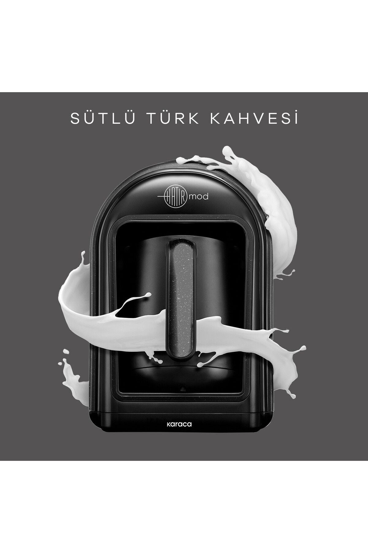 Memories Mode Milk Turkish Coffee Machine Shiny Black