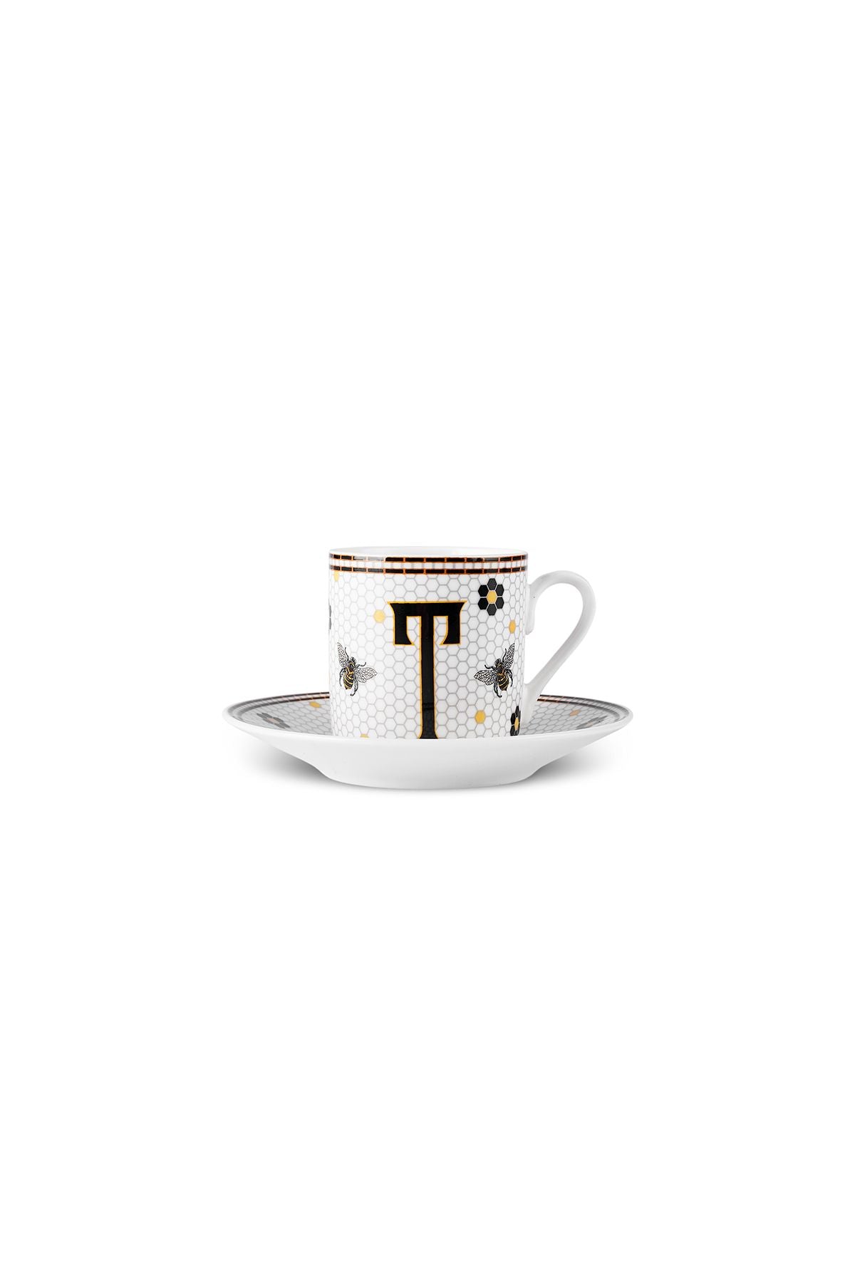 Coffee Cup with Letter T 80 ml