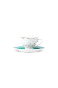 New Romantic Polka Dot Tea Cup 220 ml Green