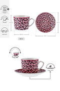 Britney 2 Person Coffee Cup Set 80 Ml