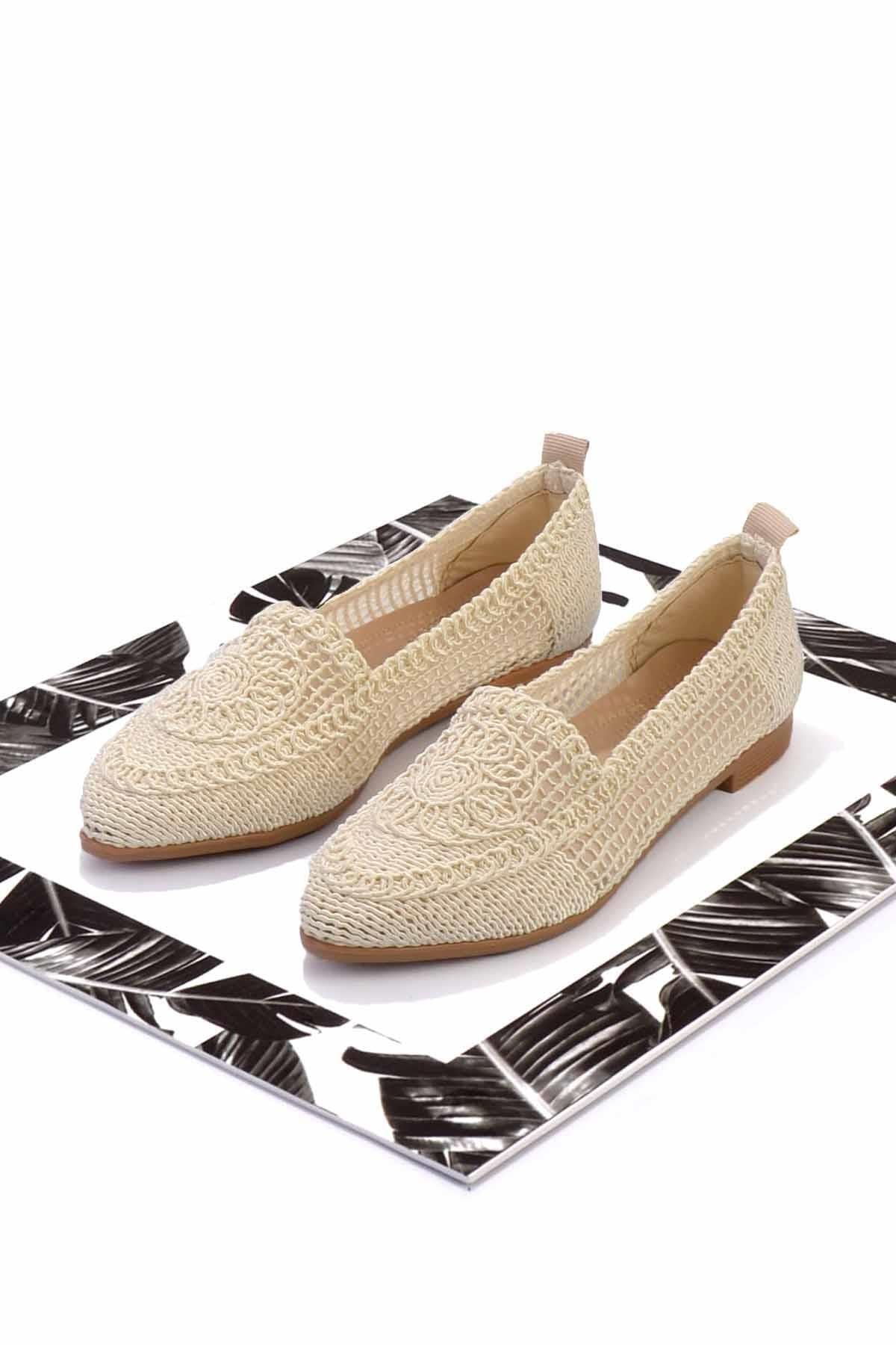 Beige Knitted Women's Babette K01792015416