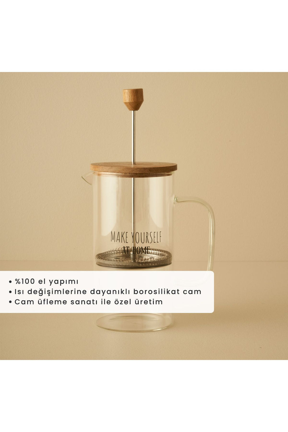 Home French Press Natural (1000 cc)