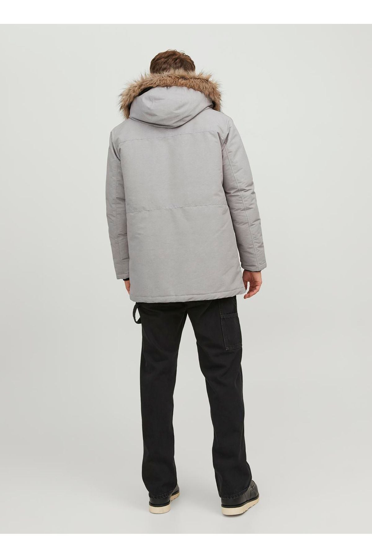 Gray Men's Coat 12235858_JJEWING PARKA SN