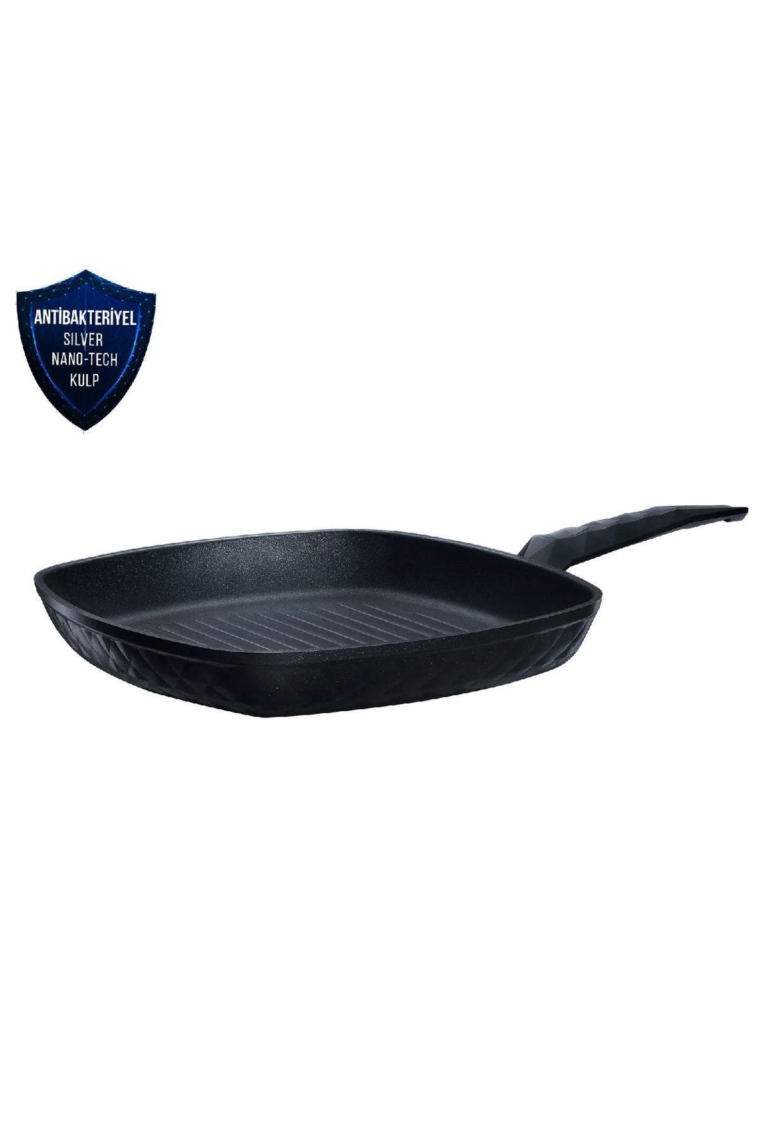 Biodiamond Antibacterial Handle Induction Base Grill Pan 28 Cm 2.5 Lt