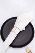 3d Geometry 4-Piece Napkin Ring