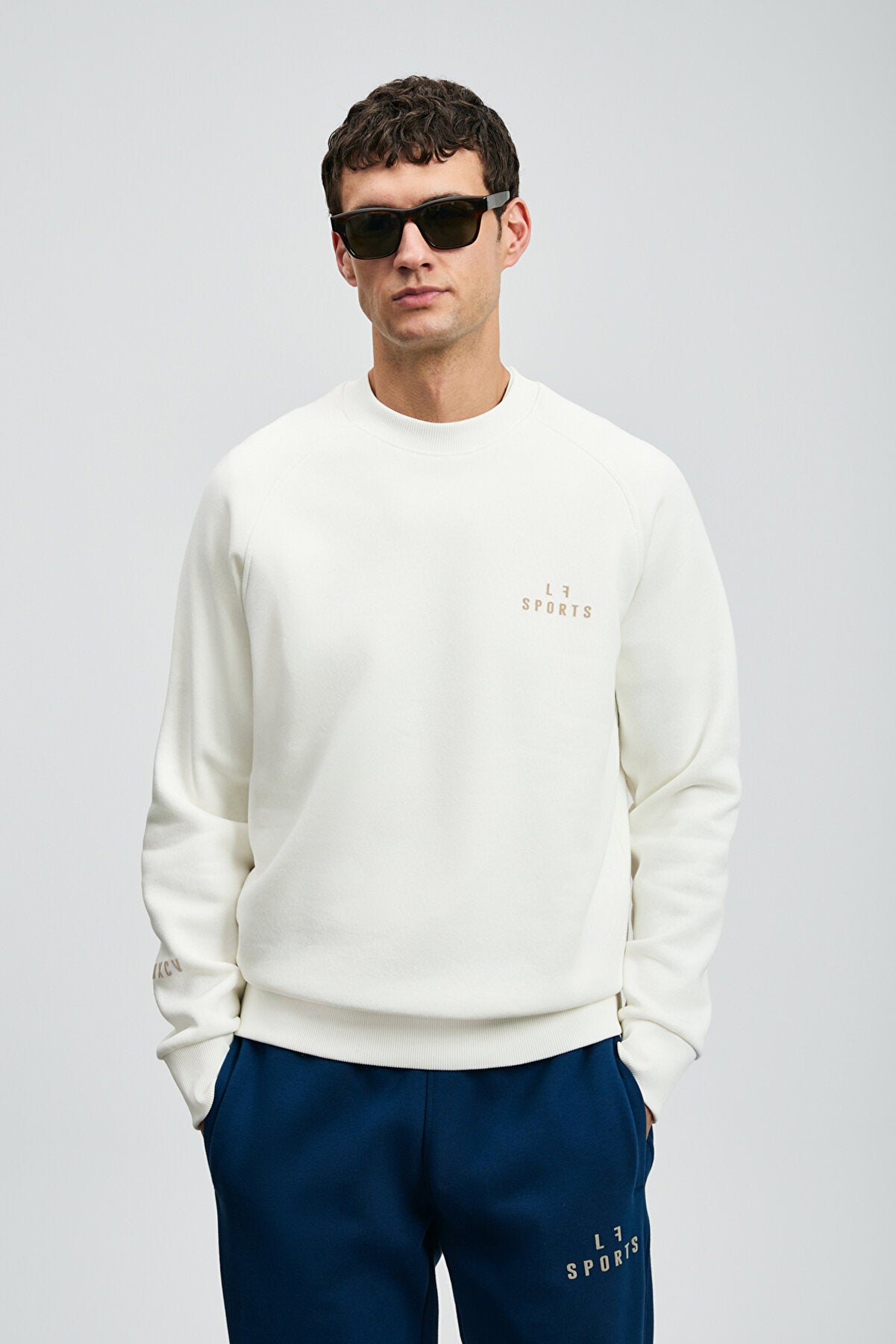 Sıgma Men's Sweatshirt Broken White