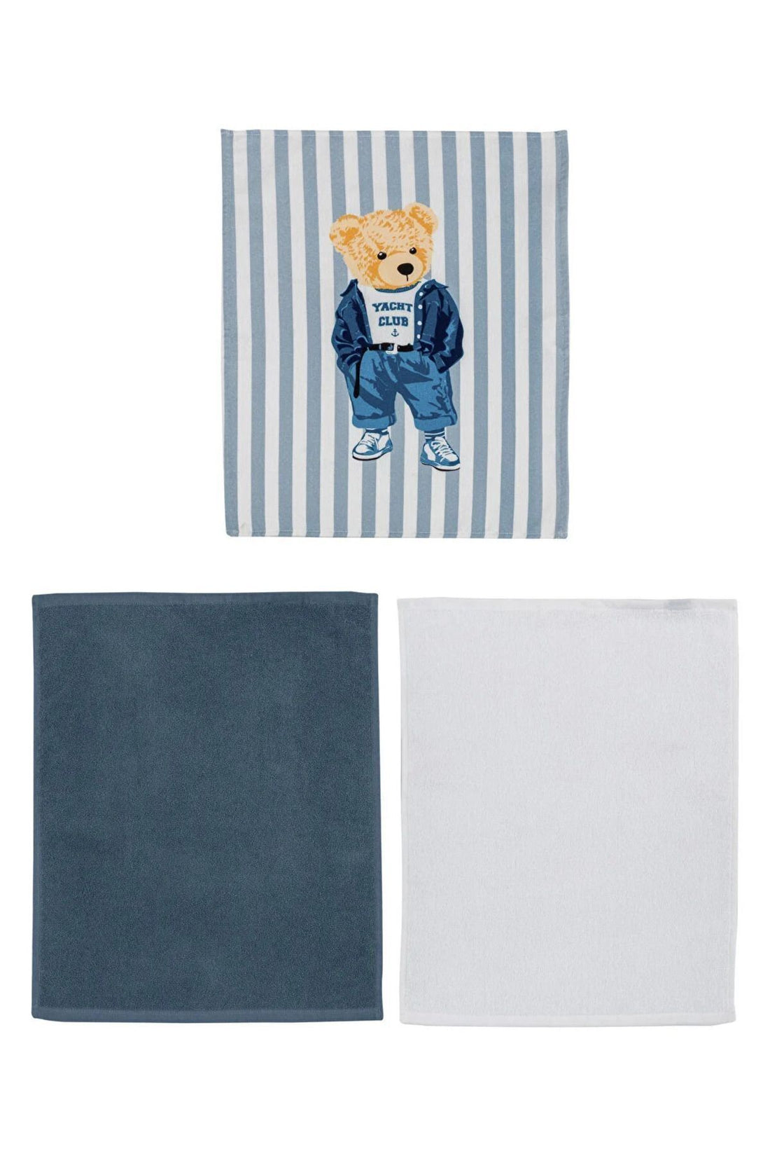 LCW HOME Teddy Bear Printed Drying Cloth 3 Pcs 40x50 Cm