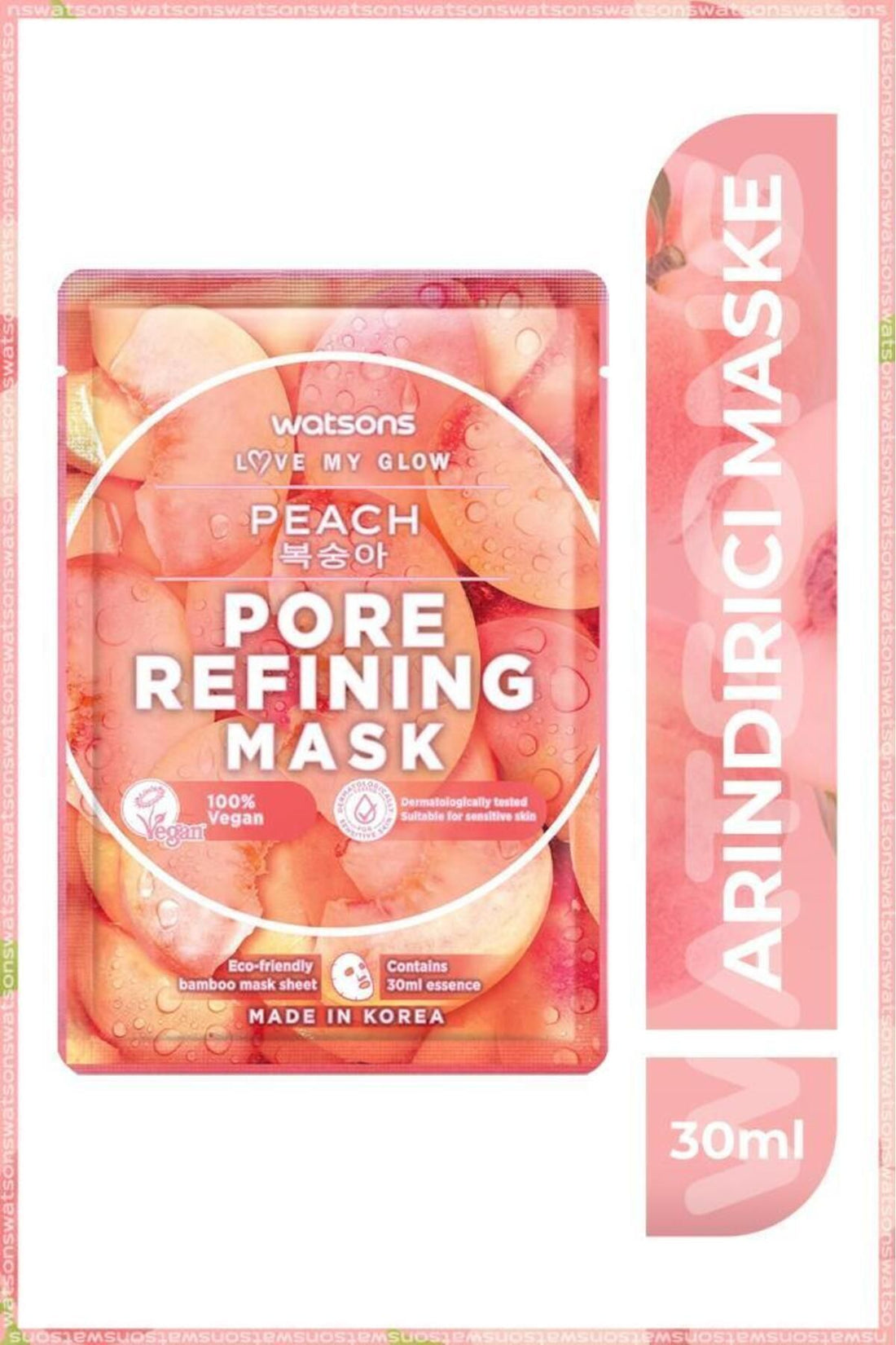 Fruity Mask Peach Pore Refining Mask* 3 Pcs