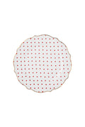 New Romantic Polka Dot Cake Plate 21 cm Red