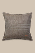 Ethnic Vintage Embroidered Woven Cushion Cover Boho Grain Brown