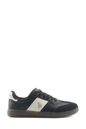 U.S.POLO ASSN SANDRA 5FX BLACK COMFORT CASUAL SNEAKERS