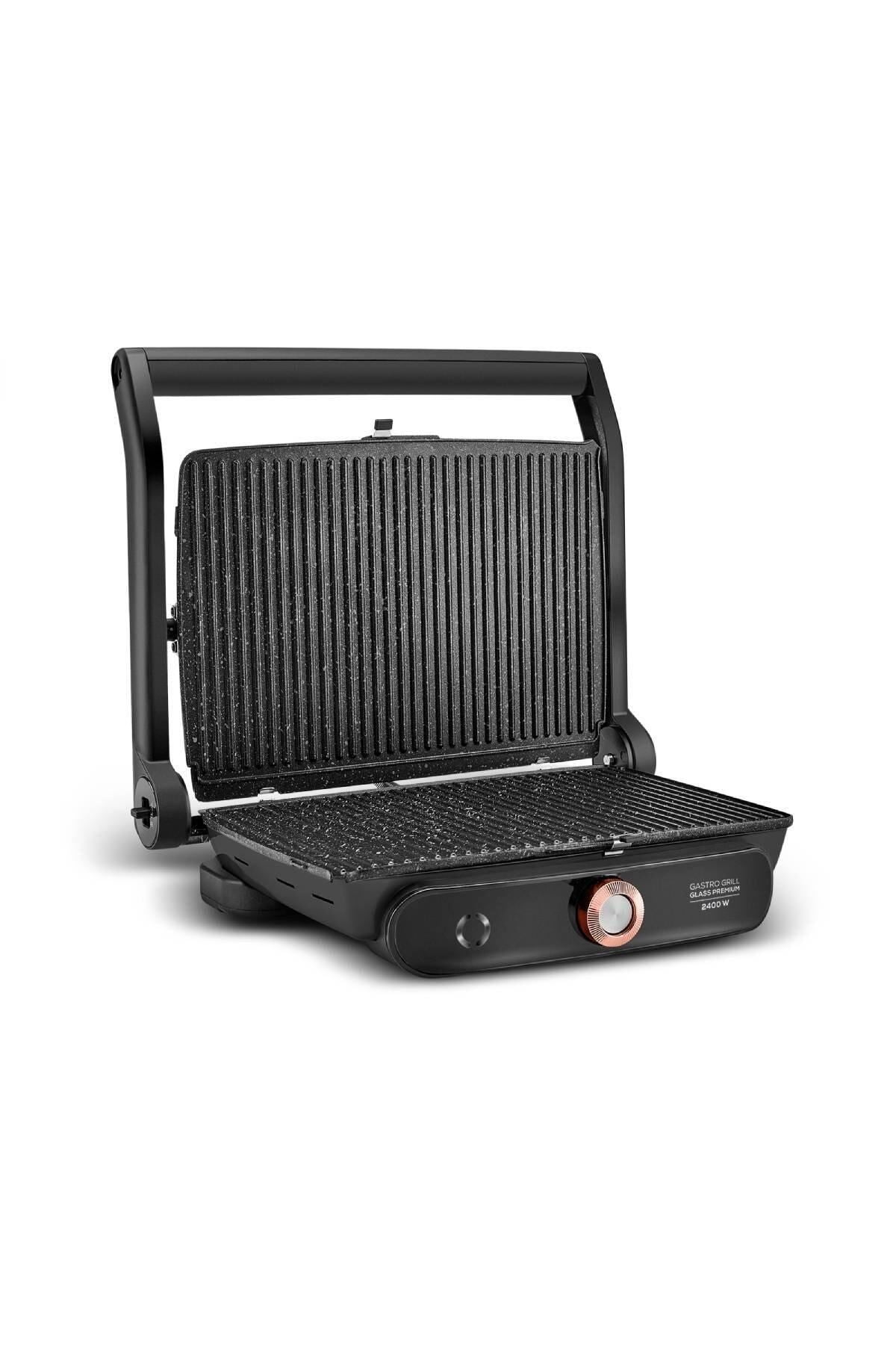 Gastro Grill Glass Premium Toaster Black Copper 2400 W