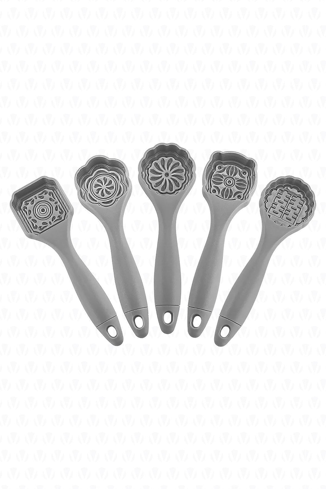 Ozo Fireproof Non-stick 5 Piece Cake Mold Set Grey