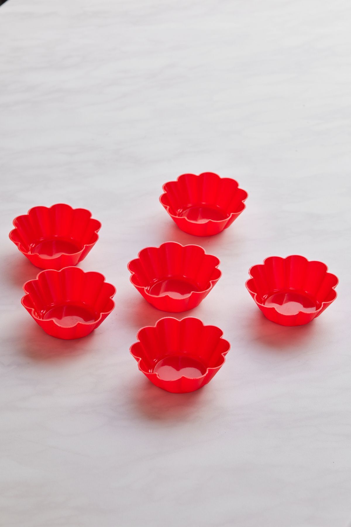 6 Pcs Silicone Muffin Mould