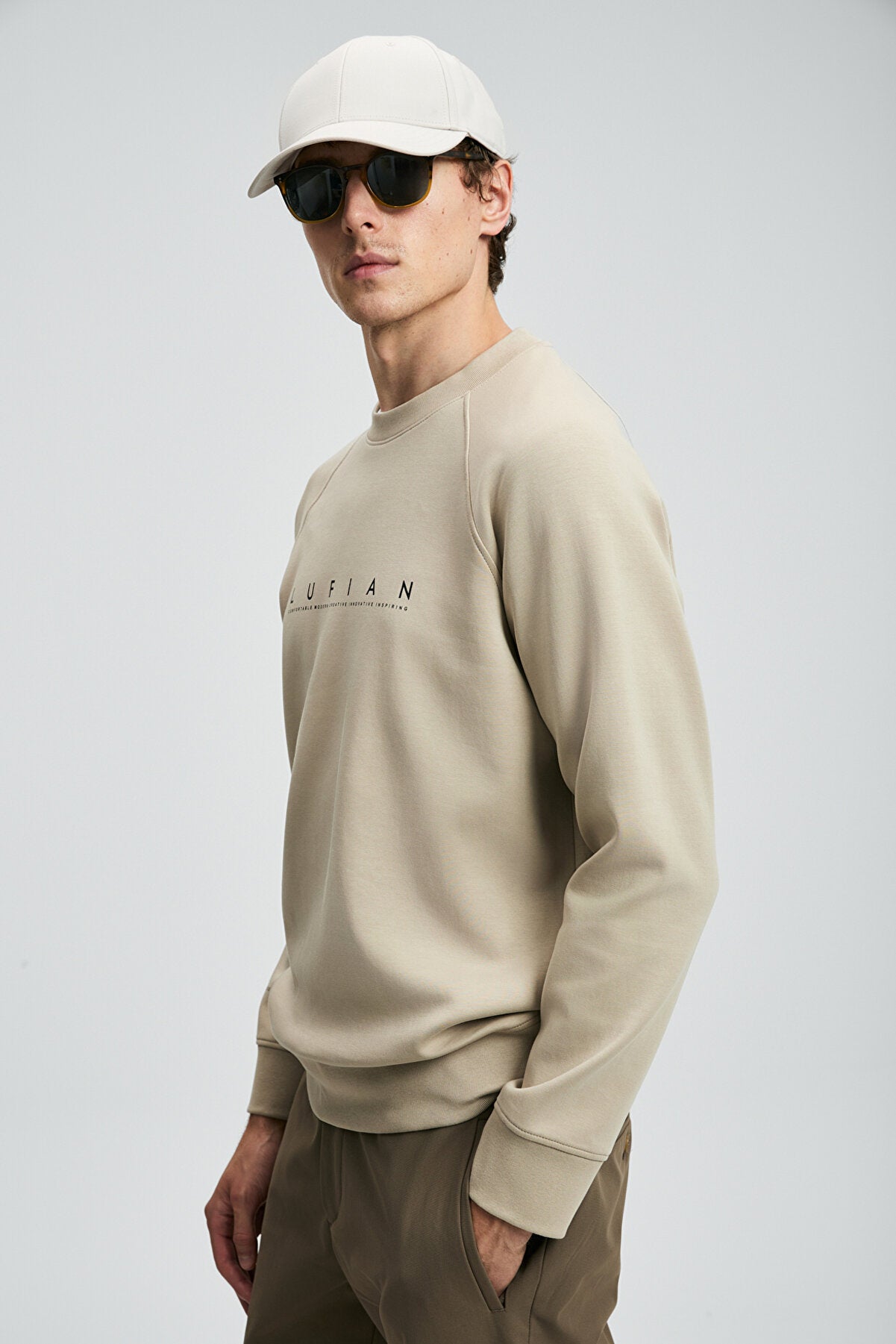Cooper Men's Sweatshirt Beige