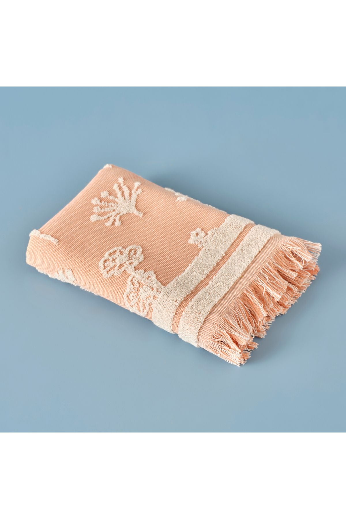 100% Cotton Pavia Hand Towel 2pcs Salmon (30x30 cm)