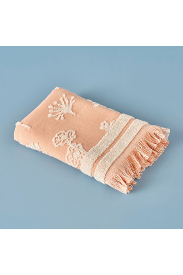 100% Cotton Pavia Hand Towel 2pcs Salmon (30x30 cm)