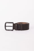 Men's Brown Casual Faux Leather Jean Denim Belt