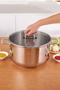 Grace Induction Bottom Steel Cookware 30 Cm 12.3 Liter