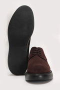 Velluto Men's Suede Casual Shoes Brown