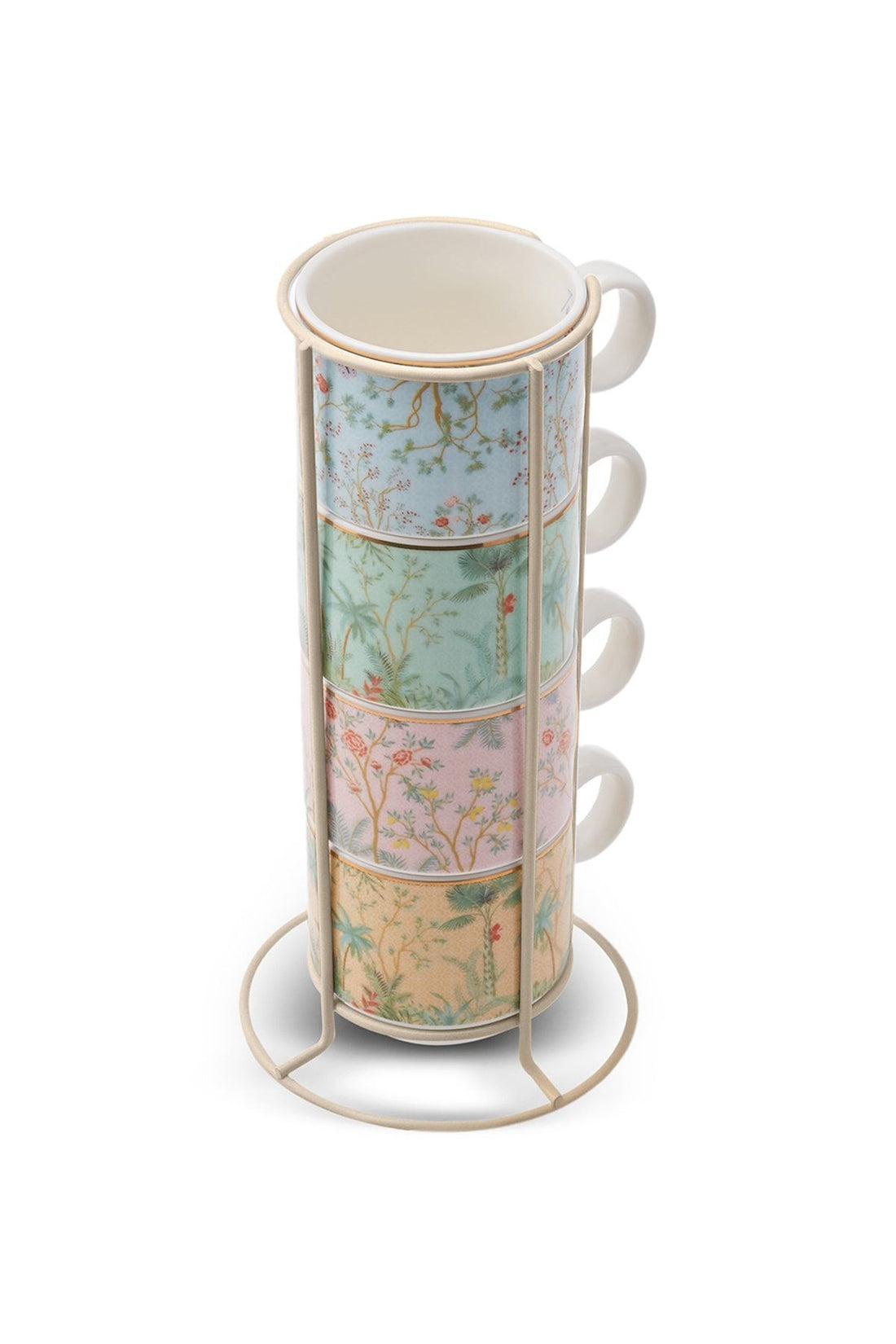 Lavinya 5 Piece Stand Mug Set 4x160 ml