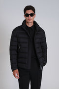 Clow Goose Down Coat Men Black