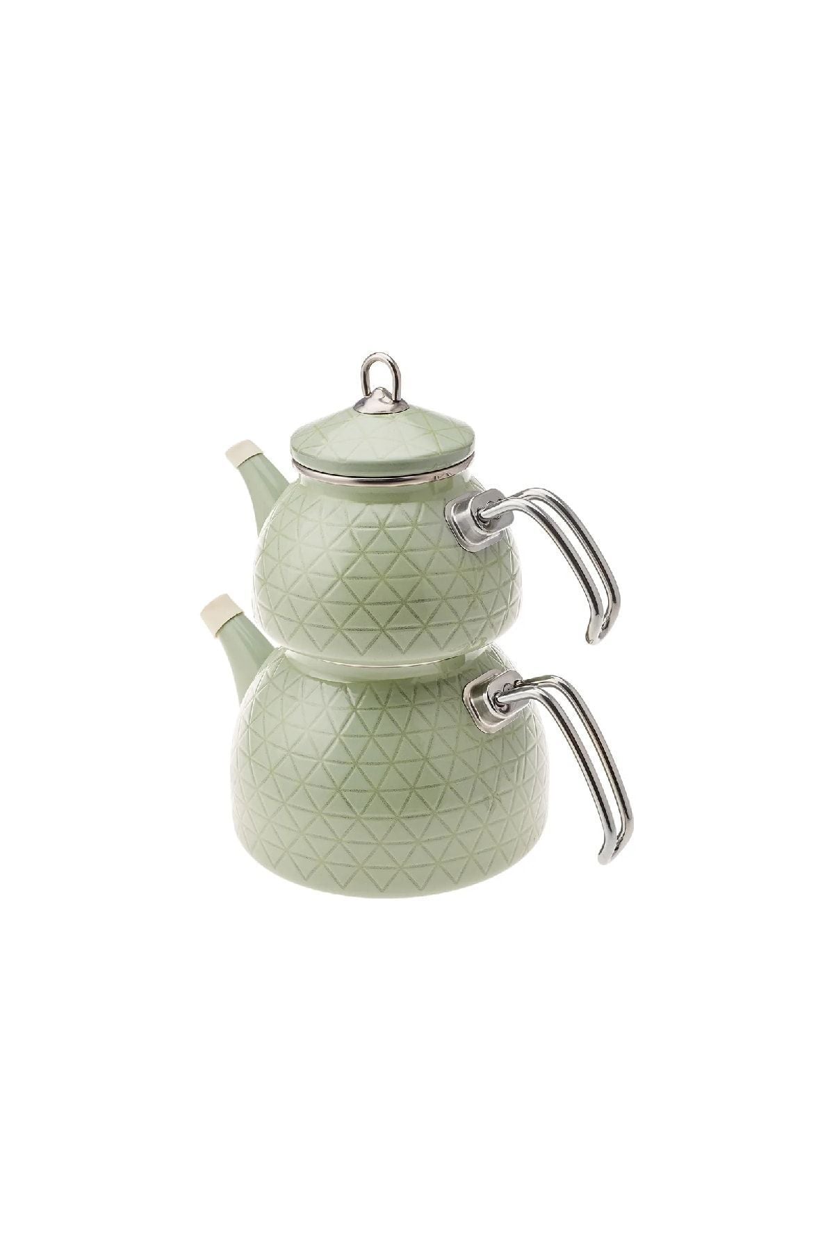 Crystal Green Enamel Midi Teapot Set