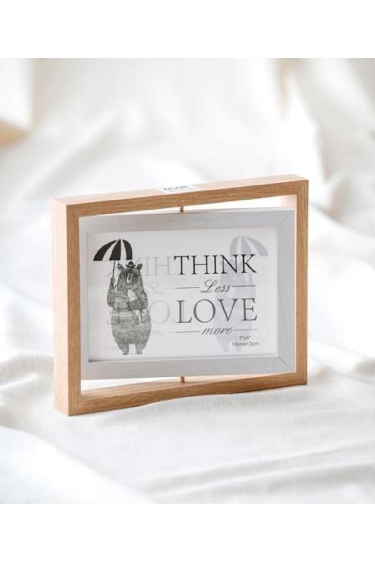 Wooden Photo Document Document Picture Frame Light Brown — Acr-378
