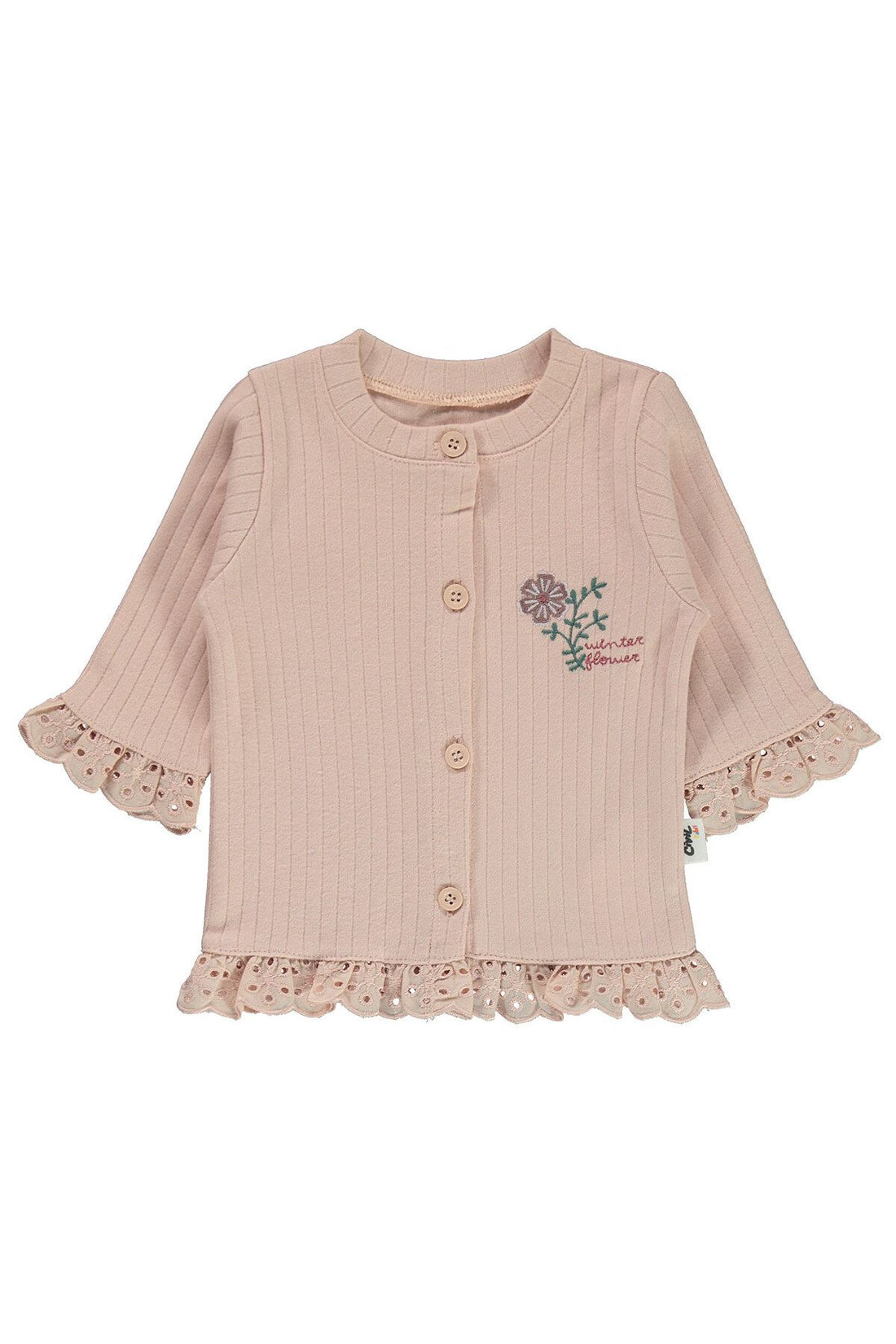 Baby Girl Sleepwear Set 1-9 Months Light Powder