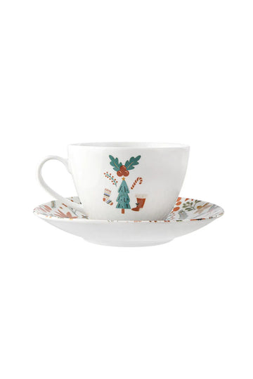 Ruby Whisper Saucer Tea Cup 390cc